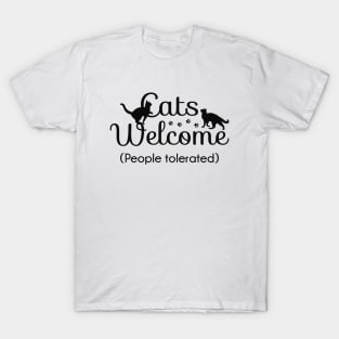 Cats Welcome T-Shirt